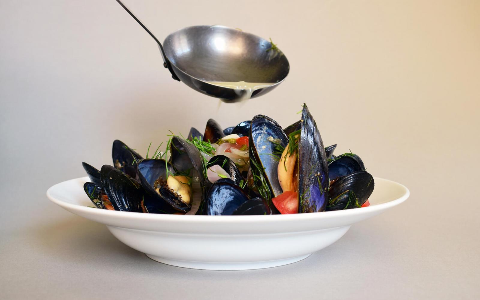 Flavors of the sea: Mussels with white wine from Chalkidiki - Saltonomy