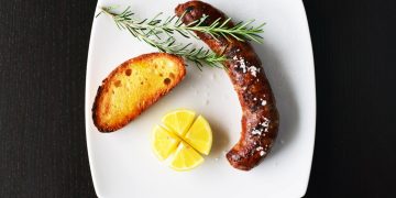 greek sausages, loukanika
